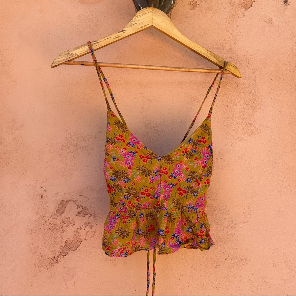 Floral tank top